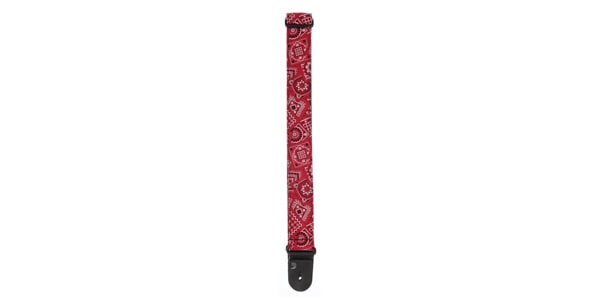 DADDARIO / 50G02 NYLON WOVEN GUITAR STRAP Red Bandana画像3