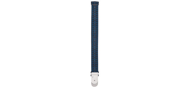 DADDARIO / 50G05 NYLON WOVEN GUITAR STRAP Blue and Black Hootenanny画像3