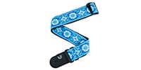 DADDARIO / 50PCLV04 PEACE & LOVE WOVEN GUITAR STRAP Blue and White