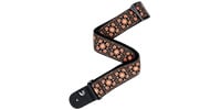 DADDARIO 50RW02 ECO-COMFORT GUITAR STRAP Brown & Orange