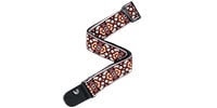 DADDARIO / 50RW03 ECO-COMFORT GUITAR STRAP Red & Orange