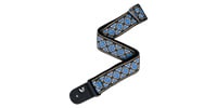 DADDARIO / 50RW04 ECO-COMFORT GUITAR STRAP Blue & Gold
