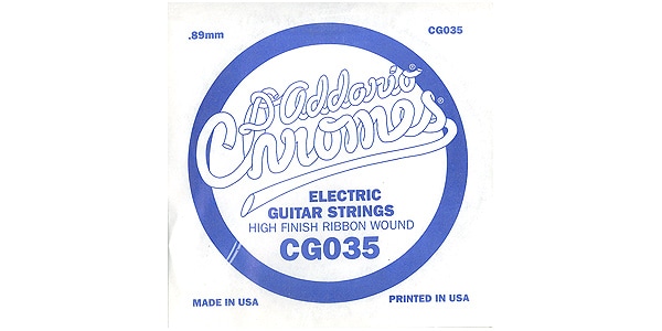 DADDARIO/CG035 Single XL Chromes Flat Wound 035