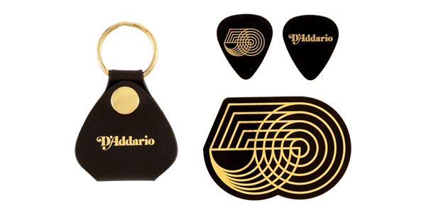 DADDARIO ( ダダリオ )  / 50th Anniversary Leather Pick Holder Keychain