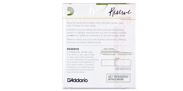 D&#39;Addario Woodwinds / アルトサックスリード レゼルヴ 3.0画像2