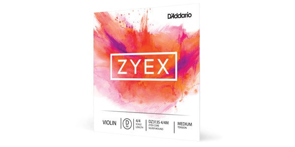DADDARIO ( ダダリオ )  / DZ313S 4/4M ZYEX バイオリン弦 D線 ｼﾙﾊﾞｰﾜｳﾝﾄﾞ Medium