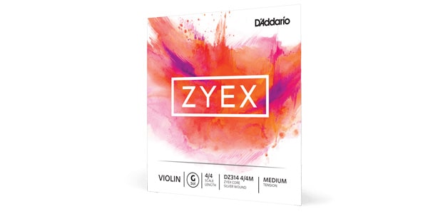 DADDARIO ( ダダリオ )  / DZ314 4/4M ZYEX バイオリン弦 G線 Medium