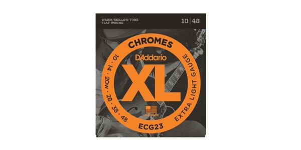 DADDARIO/ECG23 XL Chromes Flat Wound Extra Light