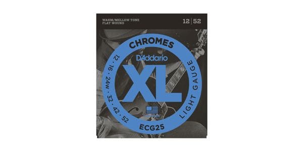 DADDARIO/ECG25 XL Chromes Flat Wound Light