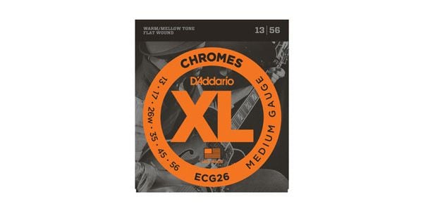 DADDARIO/ECG26 XL Chromes Flat Wound ECG26