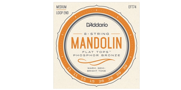 DADDARIO ( ダダリオ )  / EFT74 Mandolin Flat Tops Phosphor Bronze Medium 11-39