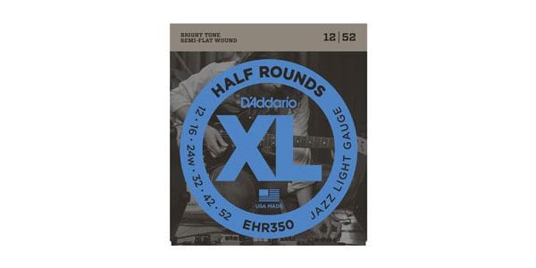 DADDARIO/EHR350 XL Half Rounds Jazz Light