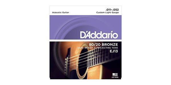 DADDARIO/EJ13 80/20 Bronze Wound Custom Light