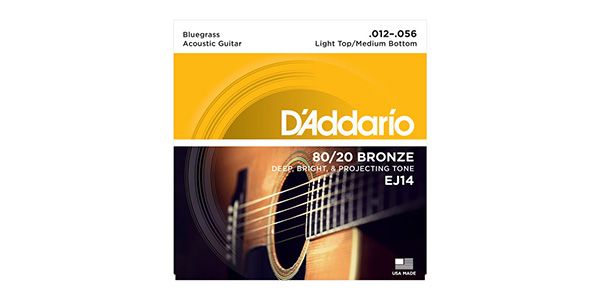 DADDARIO/EJ14 80/20 Bronze Wound Bluegrass Light Top/Medium Bottom