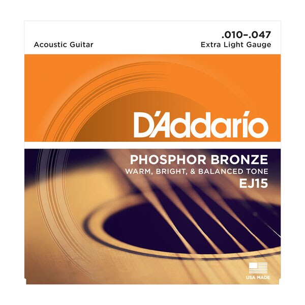 DADDARIO/EJ15-3D 3-Pack Phosphor Bronze Wound Extra Light