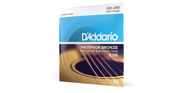 年間定番 D'Addario ダダリオ EJ16 Light 12-53 アコギ弦