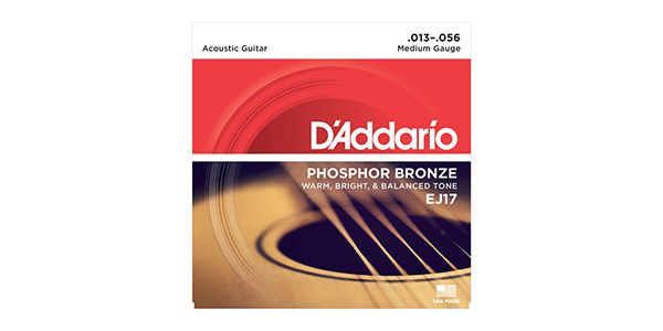 DADDARIO ( ãããªãª )  / EJ17 Phosphor Bronze Wound Medium