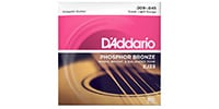 DADDARIO / EJ23 Phosphor Bronze Acoustic Guitar Strings, Super Light,