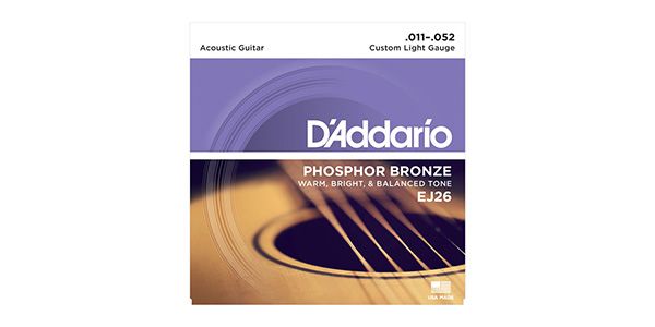 DADDARIO/EJ26 Phosphor Bronze Wound Custom Light