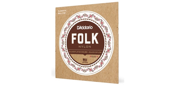 DADDARIO / EJ32 Folk Nylon - Silver Wound/Black Nylon Trebles画像2