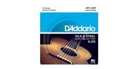 DADDARIO EJ35 Silk &amp; Steel Folk Guitar 12-String / Silverplated Wound