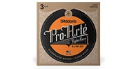 DADDARIO / EJ43-3D 3Pack Pro-Arte Nylon Core - Silver/Clear/Light