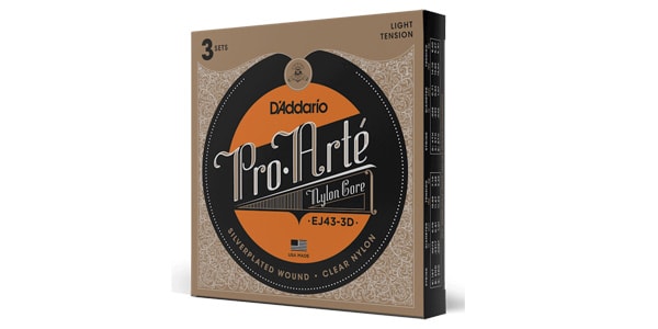 DADDARIO / EJ43-3D 3Pack Pro-Arte Nylon Core - Silver/Clear/Light画像2