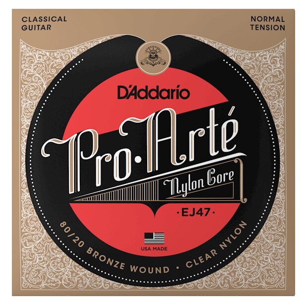 DADDARIO/EJ47 Pro-Arte Nylon Core - 80/20 Bronze/Clear/Normal