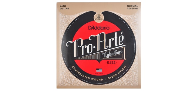 DADDARIO / EJ52 Pro-Arte Nylon Core - Alto Guitar Silver/Clear/Normal