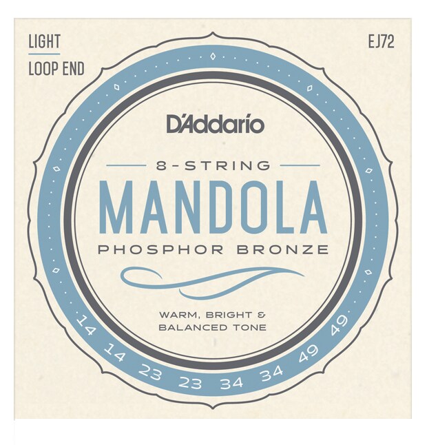 DADDARIO/EJ72 Mandola Phosphor Bronze Light 14-49　マンドラ弦