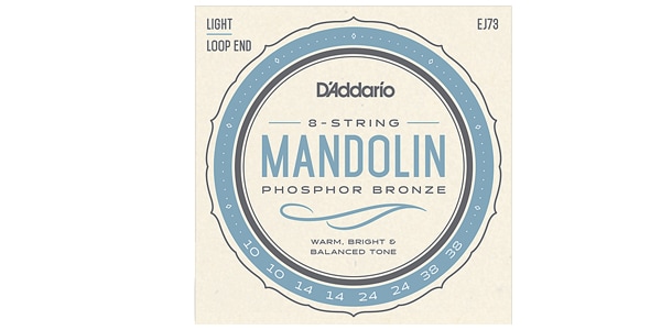 Phosphor　Bronze　DADDARIO　EJ73　マンドリン弦　サウンドハウス　ダダリオ　Light　Mandolin　10-38