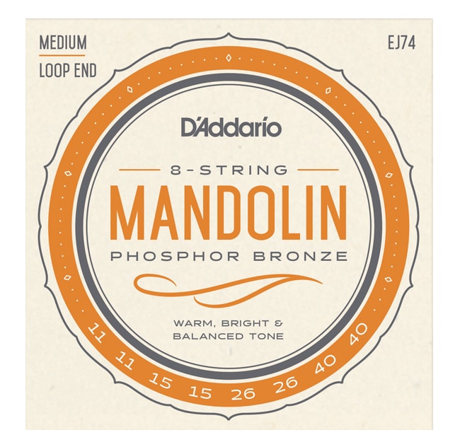 DADDARIO/EJ74 Mandolin Phosphor Bronze Medium 11-40