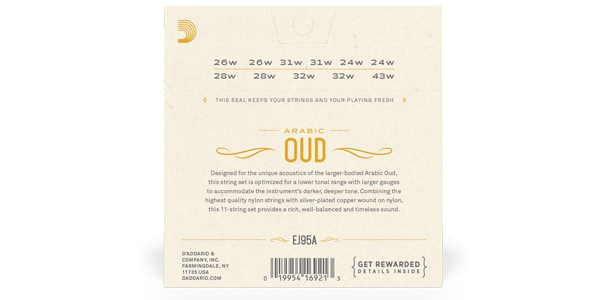 DADDARIO ( ダダリオ )  / EJ95A OUD画像3