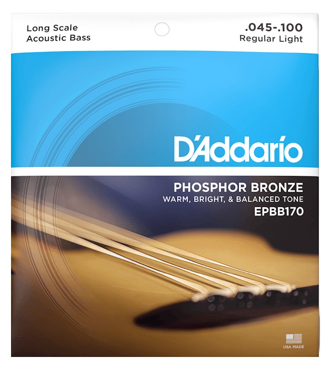 DADDARIO/EPBB170 Phosphor Bronze Acoustic Bass 45-100