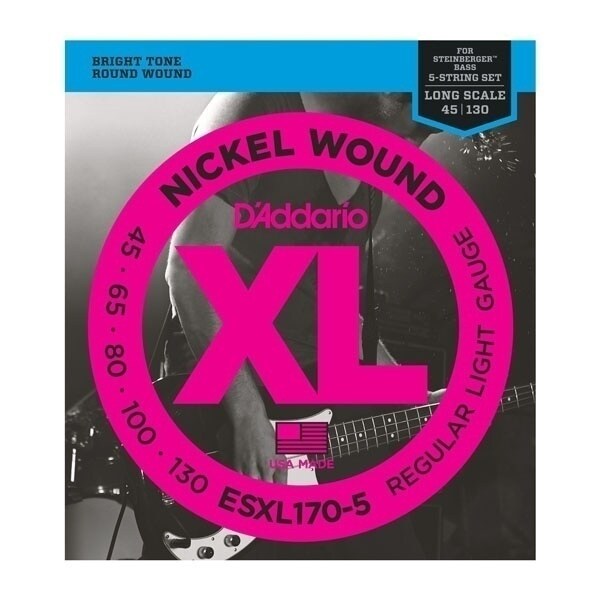 DADDARIO/ESXL170-5 ダブルボールエンド Nickel Wound 5-Strings 45-130