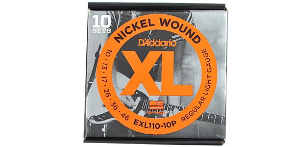 DADDARIO/EXL110-10P XL Nickel Multi-Packs Regular Light