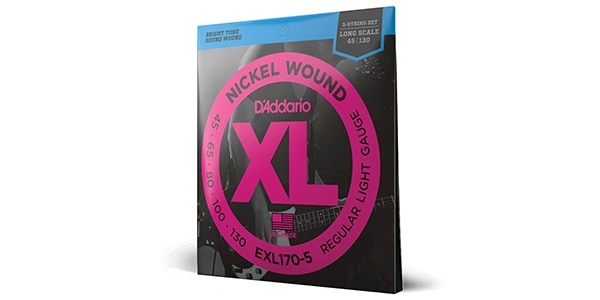 DADDARIO ( ダダリオ ) / EXL170-5 Nickel Wound 5-Strings Bass Light 45-130