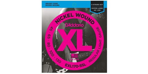 DADDARIO ( ダダリオ ) EXL170-5SL Nickel Wound 5-String Bass Light