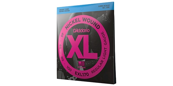 新品　D'Addario ダダリオ ベース弦 ニッケル  EXL170