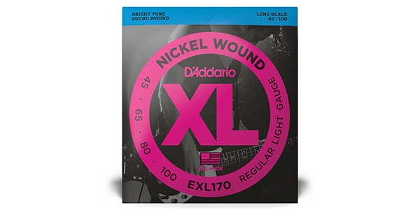 新品　D'Addario ダダリオ ベース弦 ニッケル  EXL170