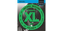 DADDARIO EXL220-5 Nickel Wound 5-String Bass Super Light 40-125