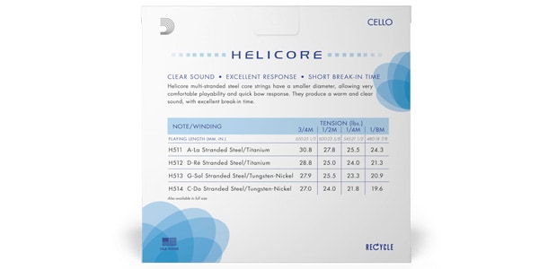 DADDARIO / H511 3/4M Helicore cello Aline single画像3