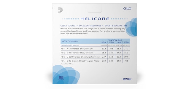 DADDARIO / H513 3/4M Helicore チェロ弦 G線 Medium画像3