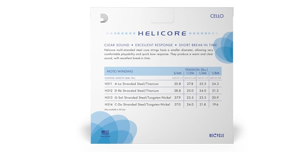 DADDARIO / H514 1/2M Helicore チェロ弦 C線 Medium画像3