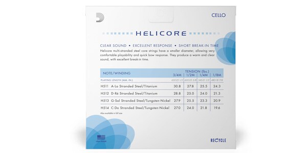 DADDARIO / H514 1/4M Helicore チェロ弦 C線 Medium画像3