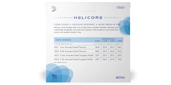 DADDARIO / H514 3/4M Helicore チェロ弦 C線 Medium画像3