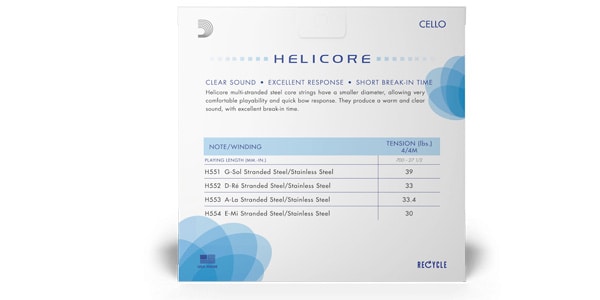 DADDARIO ( ダダリオ )  / H553 4/4M Helicore Fourths-Tuning チェロ弦 A線画像3