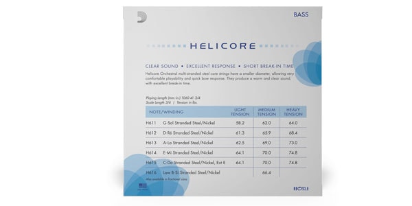 DADDARIO ( ダダリオ )  / H615 3/4M Helicore Orchestral ウッドベース弦 C EXT-E線画像3