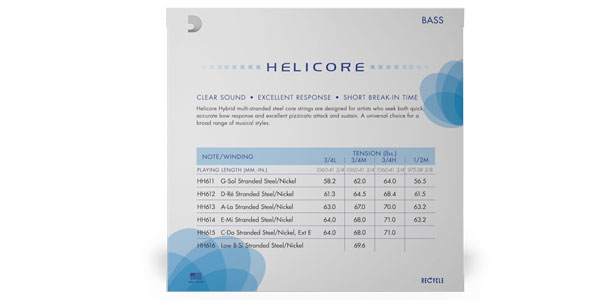 DADDARIO ( ダダリオ )  / HH613 3/4M Helicore Hybrid ウッドベース弦 A線 Medium画像3