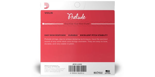 DADDARIO ( ダダリオ )  / J811 4/4H Prelude バイオリン弦 E線 Ballend Heavy画像3
